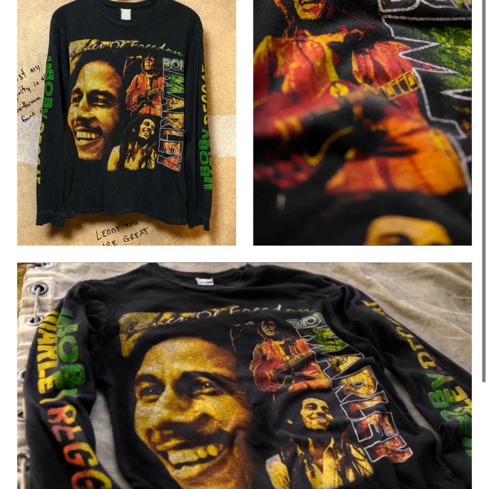 MADEWORN  BOB MARLEY SONGS OF FREEDOM LONGSLEEVE - Picture 2 of 3
